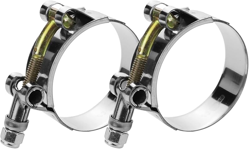 2 Abrazaderas manguera perno T 3.75pulg acero inox 304