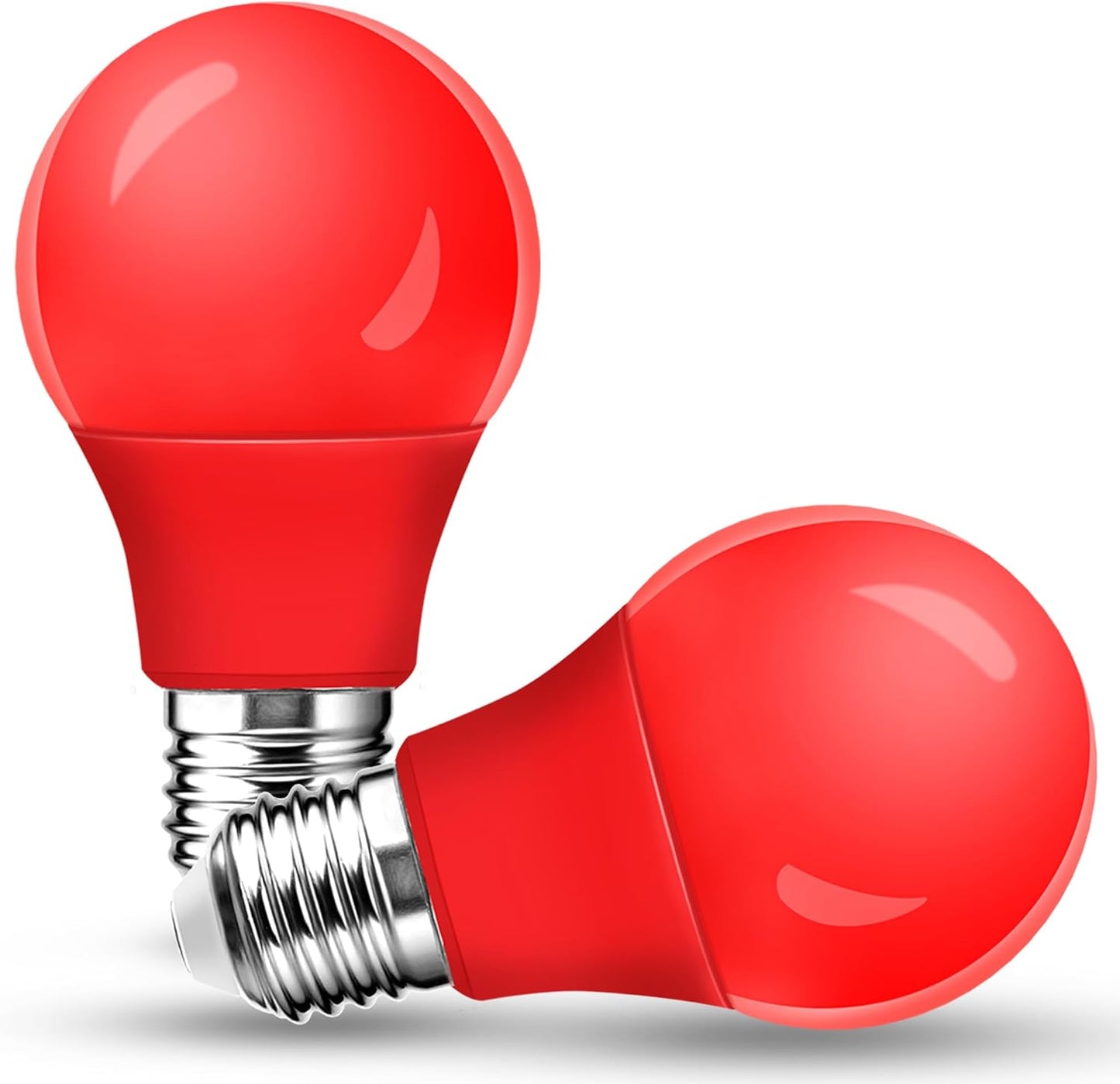 2 Bombillas LED A15 Rojas E26 5W para Interior y Exterior