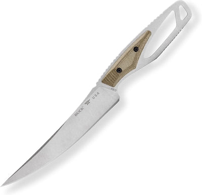 Cuchillo caza hoja fija S35VN mango Micarta con funda