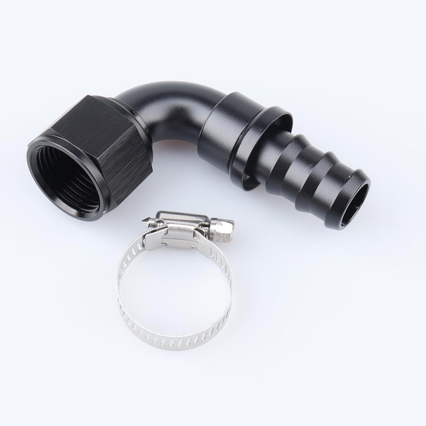 Hembra 90 grados 3/4 pulg color negro
