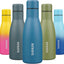 Botella agua acero inox 12oz doble pared vacío azul marino
