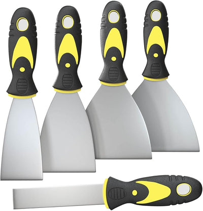 Set 5 Cuchillos Masilla Raspador 1-5pulg No Se Oxida