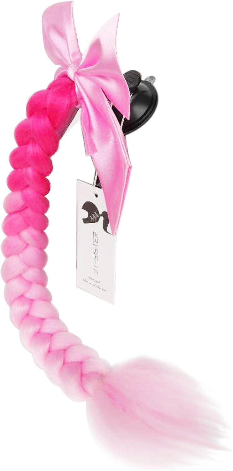 Casco coletas degradadas con rampa trenzas 24pulg