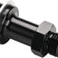 Adaptador 6AN flare a 7/8-20 aluminio negro 2pulg