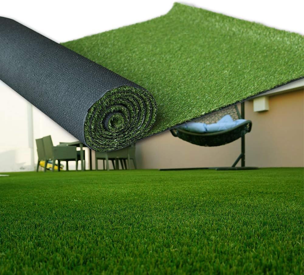 Césped artificial 3x10ft grueso para mascotas