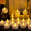 Velas LED parpadeantes pack 200 velas amarillo cálido 200h