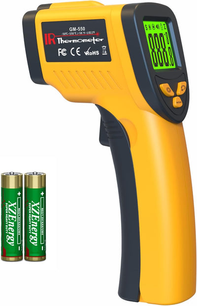 Termómetro láser IR digital ajustable -58℉1022℉