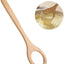 Batidor de masa de madera 12pulg para pan y harina