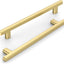 10 Manijas Gabinete Cocina 6.3" Color Dorado Cepillado