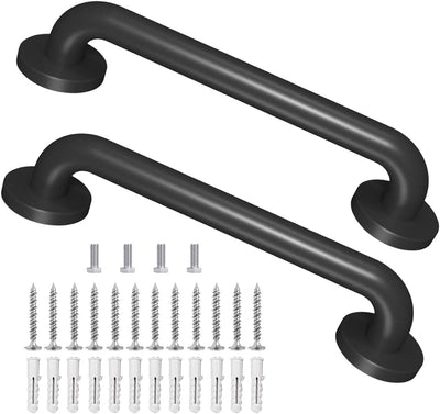 Barandilla seguridad metal negro mate escaleras pared