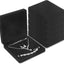 Caja terciopelo 6 pzas para joyas collar anillo aretes
