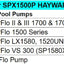 Cubierta filtro bomba Hayward SPX1500P 2 pzas