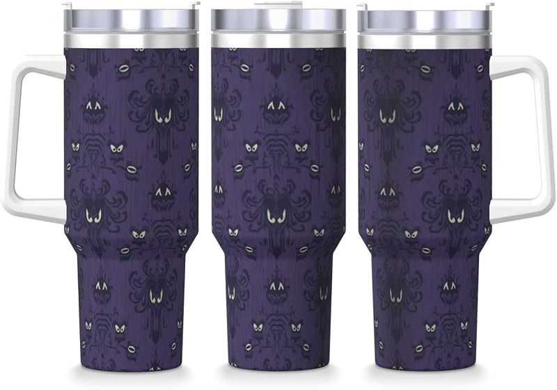 Vaso acero inox 40oz con asa tapa pajilla reutiliz.