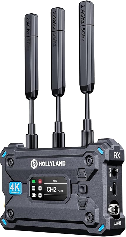 Receptor video inalámbrico HDMI SDI 4K30 400m 50ms