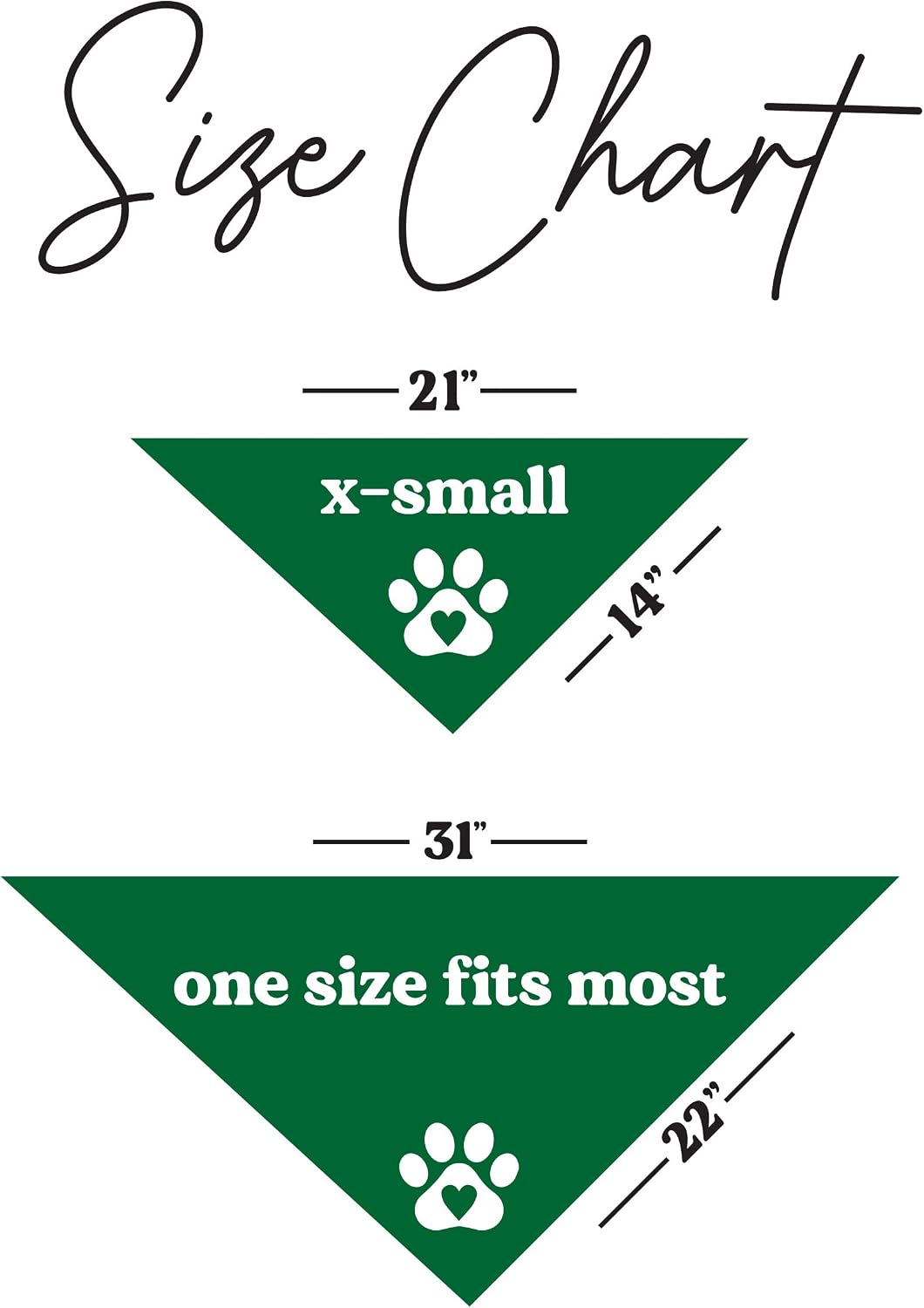 Bandana perro triángulo algodón fabricado EE.UU.