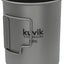 Vaso titanio tapa 18.6oz ultraligero compacto