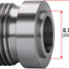 Adaptador conector soldadura acero macho 2 Pzas