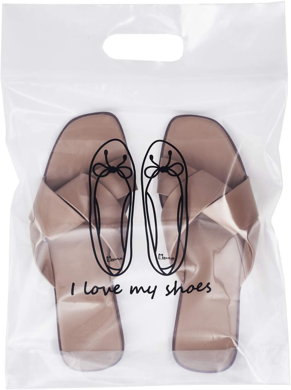 12 Bolsas Polietileno con Cremallera para Zapatos