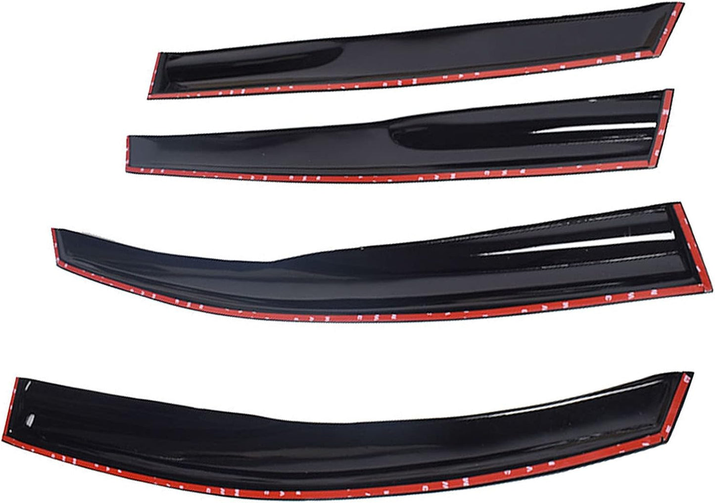 4 Viseras Acrílico Negro Reemplazo Odyssey 05-07