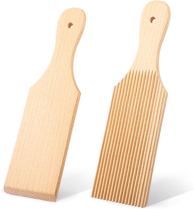 2 Tablas Ñoquis Madera Paletas Mantequilla 2.7pulg