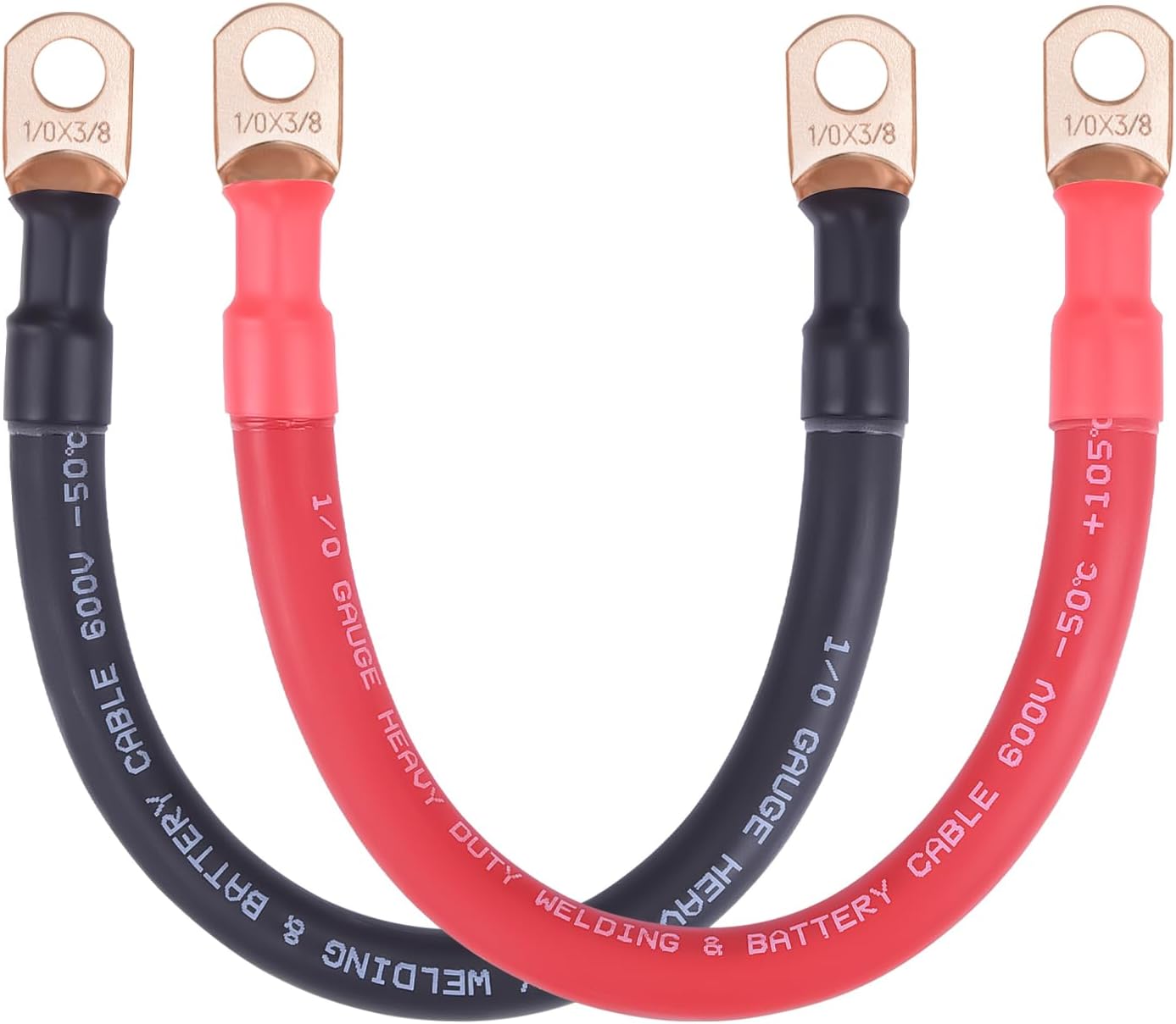 Cable batería 1/0 awg cobre flexible 3/8'' automotriz