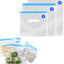 20 Bolsas Alimentos Reutiliz. 10.3x11" Cremallera