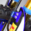 Abrazadera freno comp KX KXF KLX26 RM RMZ DRZ 04-26 azul