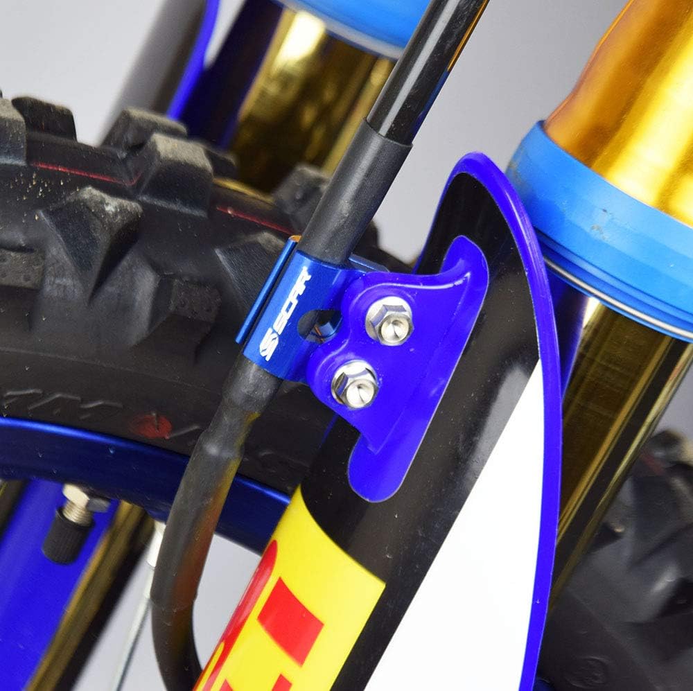 Abrazadera freno comp KX KXF KLX26 RM RMZ DRZ 04-26 azul