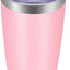Vaso acero inox 20oz con tapa y pajita vacío térmico rosa