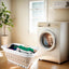 Cesta plegable plástico para ropa sucia 42l blanco