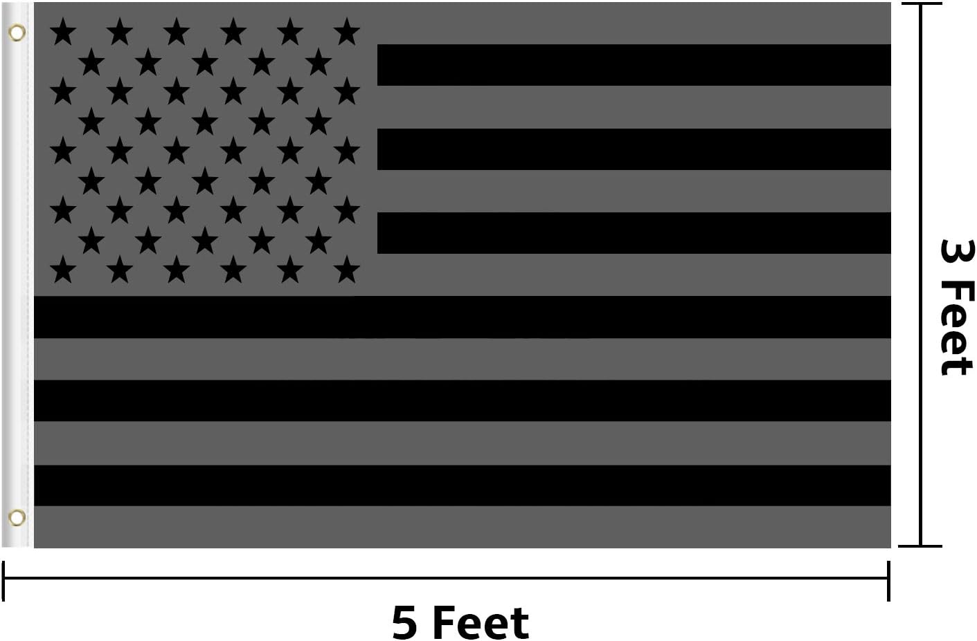 Bandera EE.UU. 3x5ft Don't Tread On Me 2 Pzas Exteriores