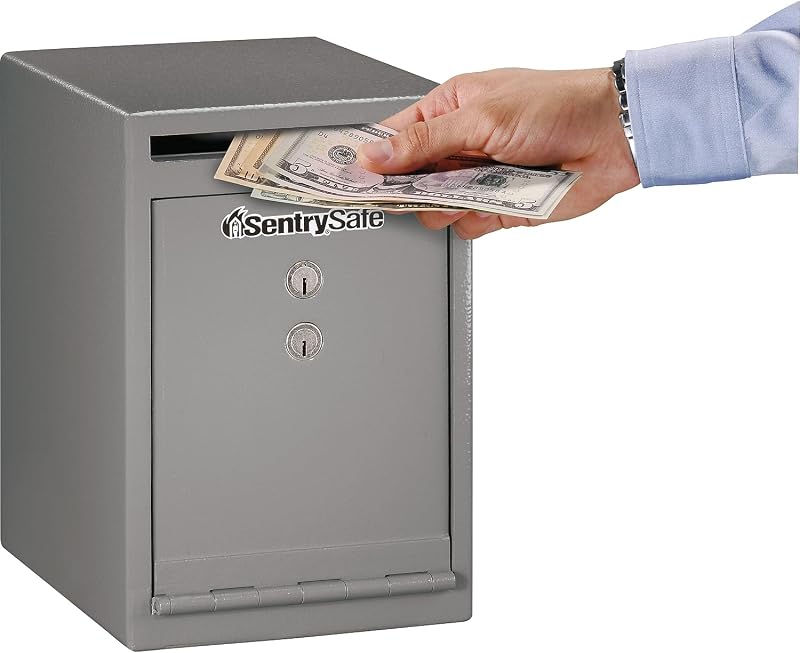 Caja fuerte mediana doble bloqueo con llave 0.38ft³