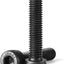 Tornillos hex M6 acero aleación grado 12.9 negro 10pzas