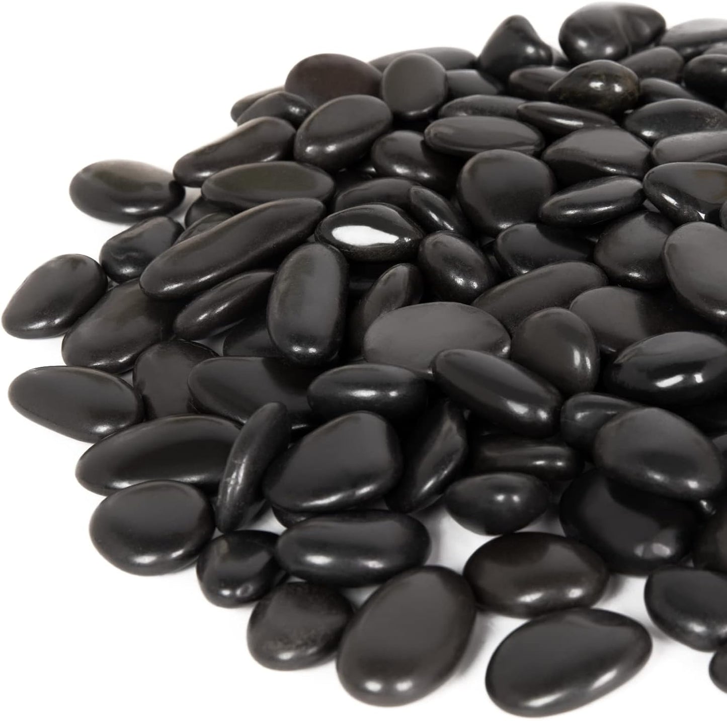 Rocas río negro 8lb para macetas decorativas 1-2"