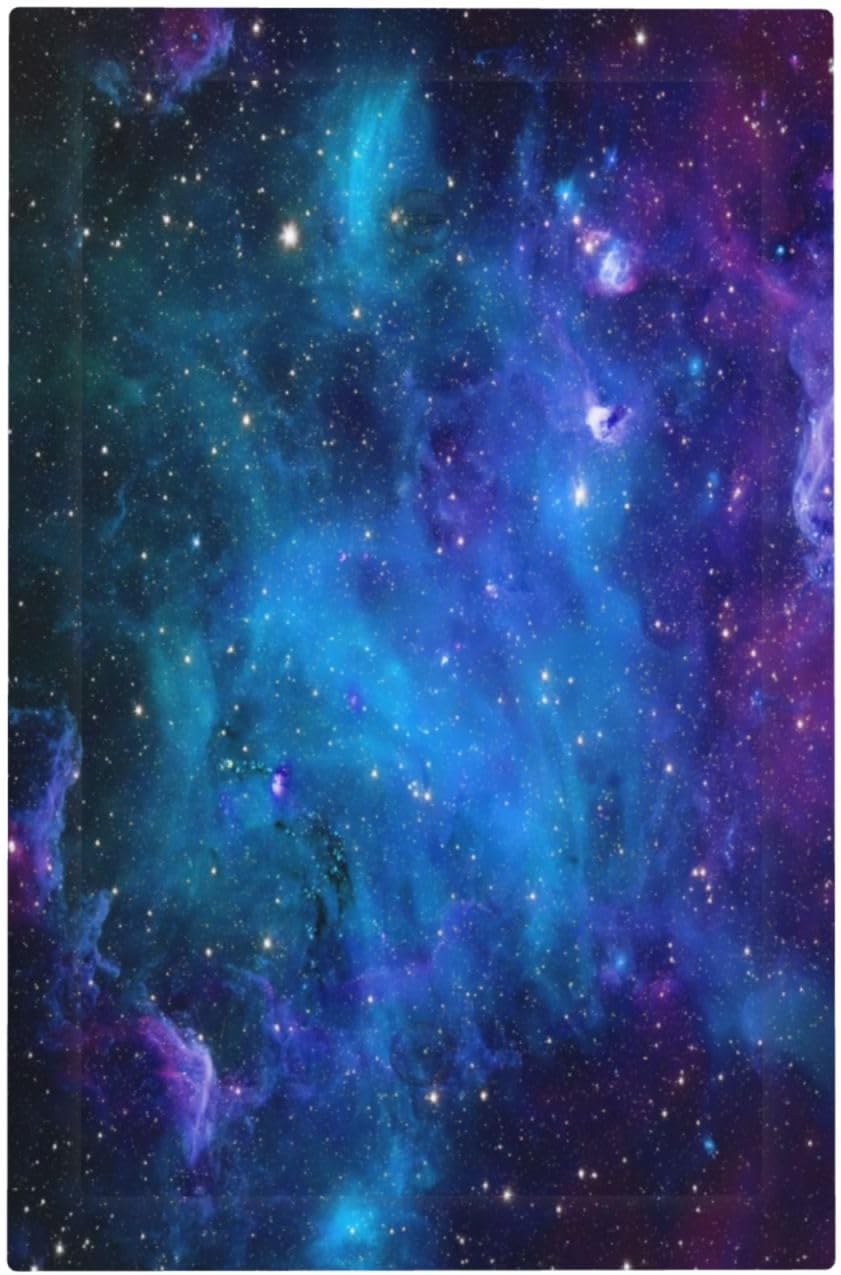Placa pared estrellas universo azul noche