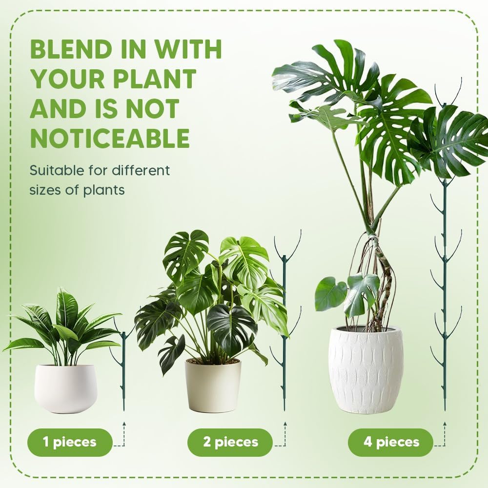 Estacas soporte plantas trepadoras 10" 10uds