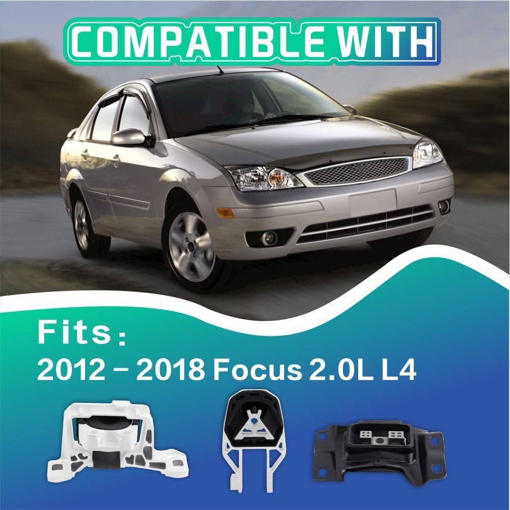 Kit soporte motor transmisión comp Focus 2.0L L4 Set 3
