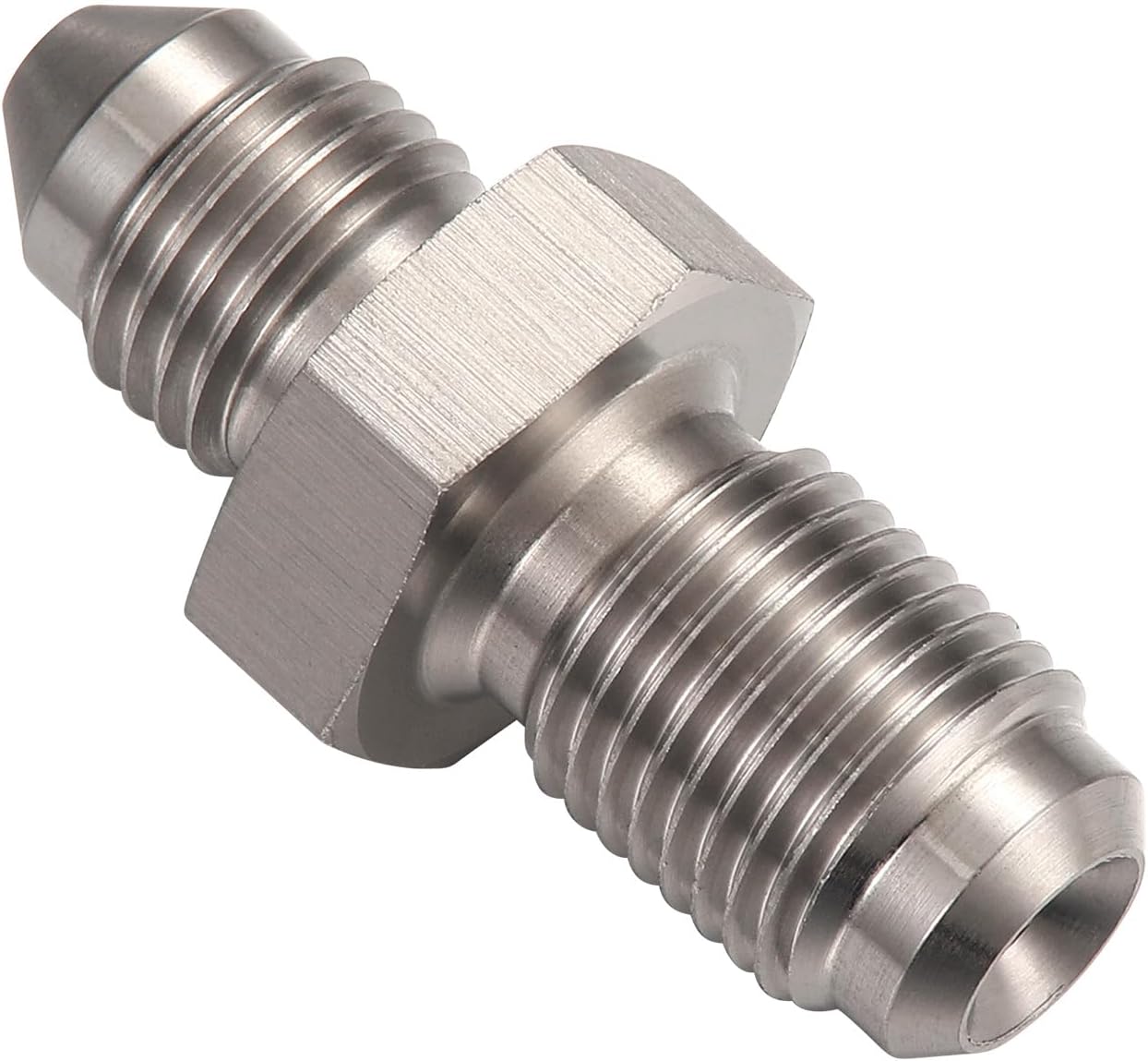 Conector métrico M10x1.0 acero inox adaptador embrague freno