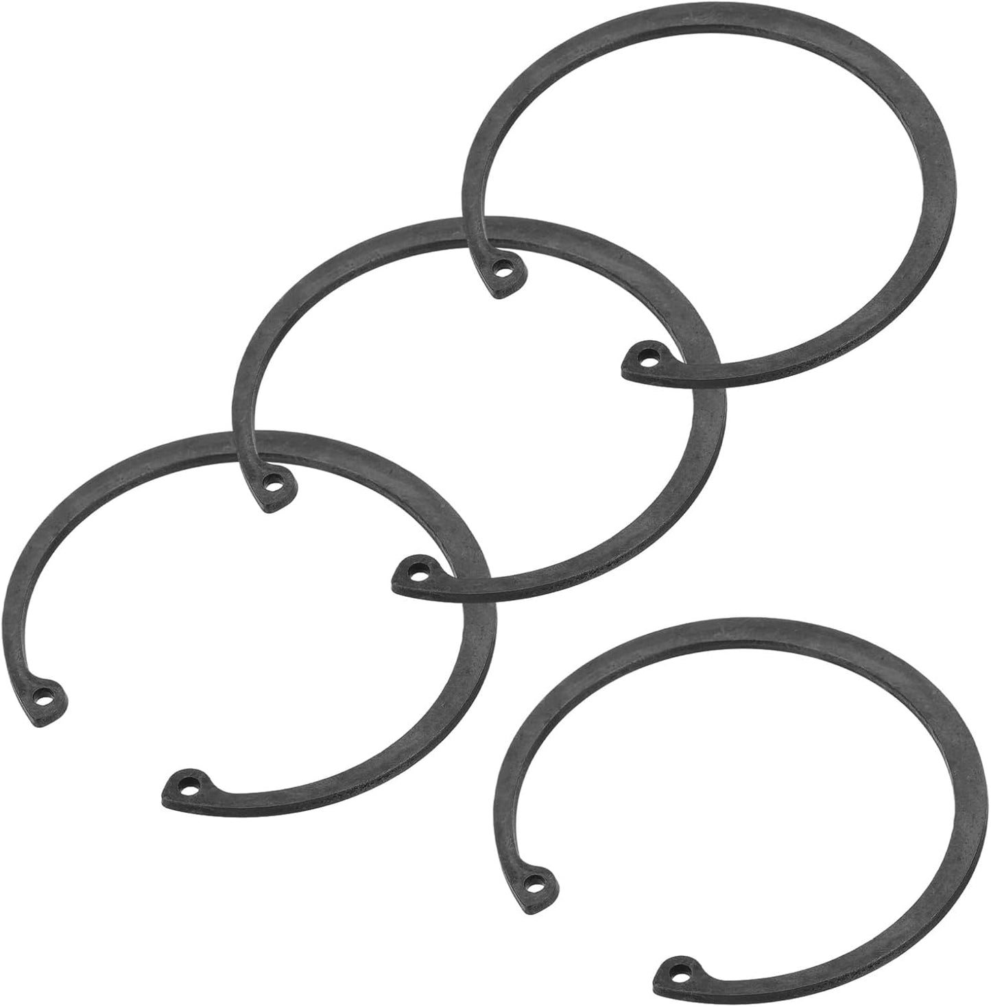 4 Anillos Retención 3.071pulg Acero Manganeso Ejes Ranurados