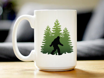 Taza café Bigfoot 15oz cerámica blanca