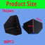 80 Protectores Esquina Plástico Resistente para Cajas Negro 2.4pulg