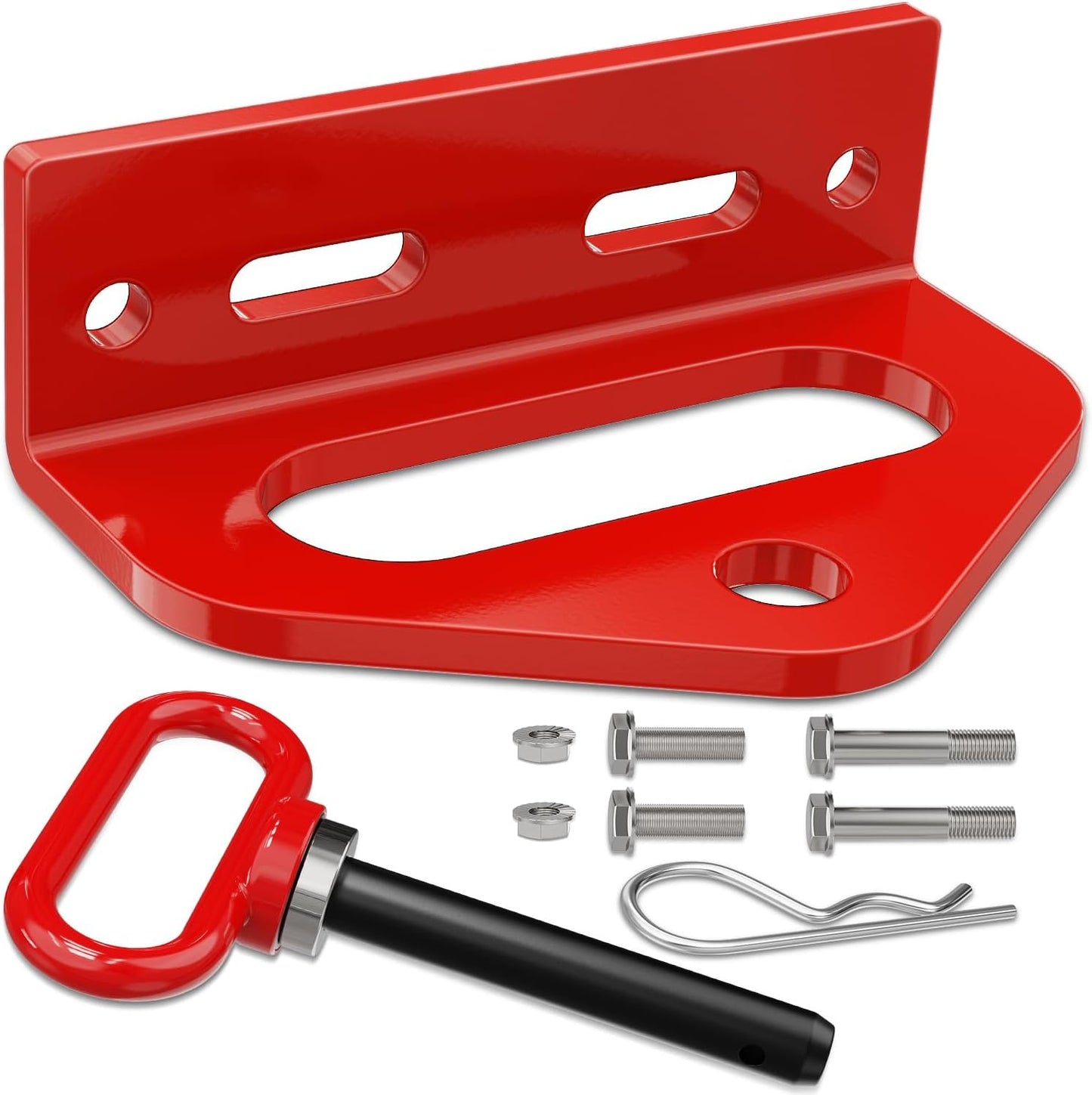 Kit enganche universal remolque 6mm rojo magnético