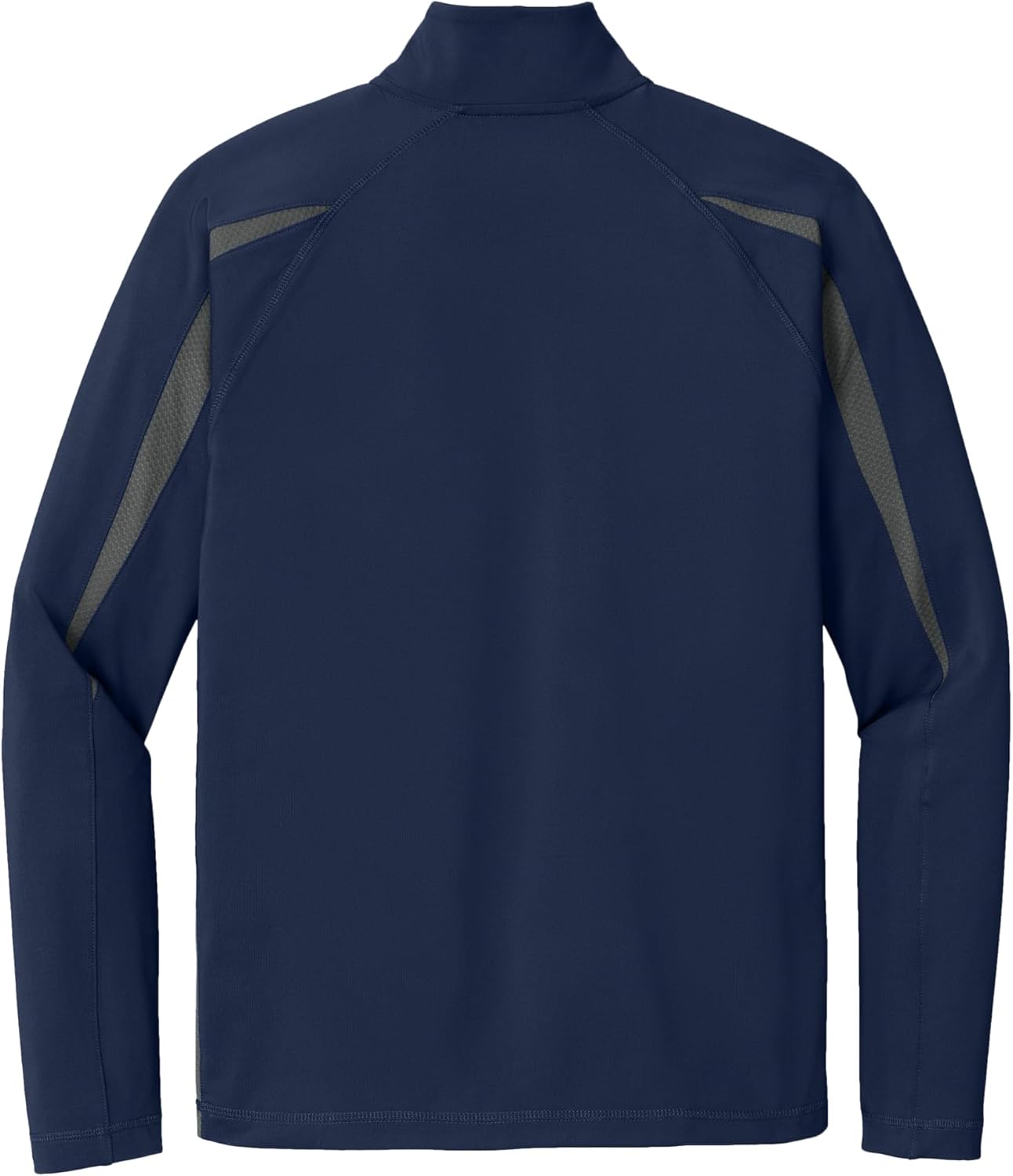 Camiseta 1/2 zip colorblock para hombre