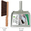 Juego Recogedor Cepillo Metal Escoba Madera Cerdas Suaves
