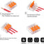 56 Conectores Alambre Empalme Transparentes 2/3/4/5 Conductores