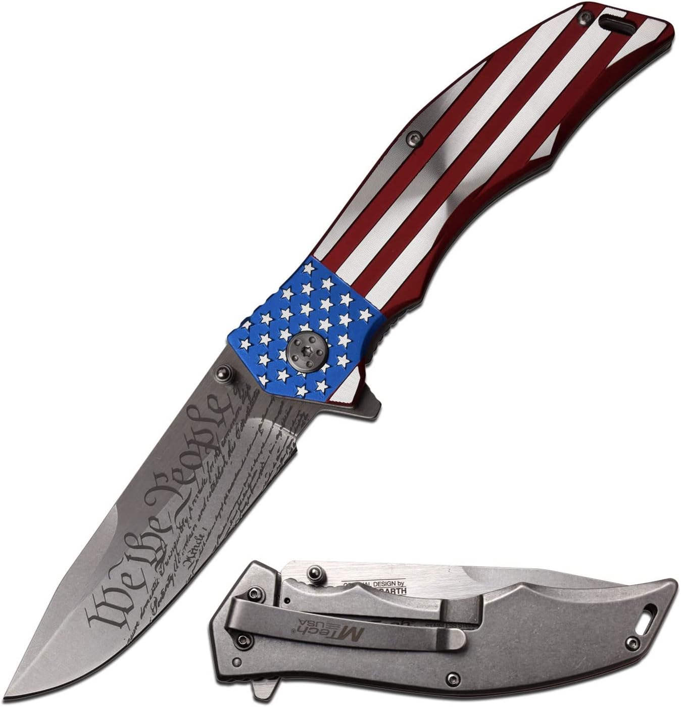 Cuchillo plegable con resorte