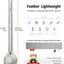 Spork y cuchara mango largo ecológicos portátiles para acampar