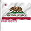 Bandera California doble cara 2x3 exterior 3 capas oso