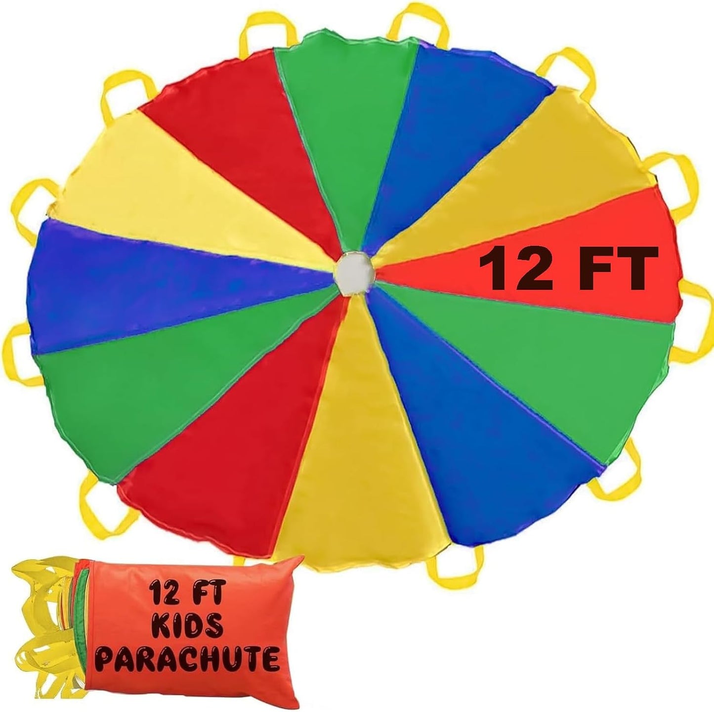 Set paracaídas niños 8-20 pies para 8-12 años fiesta