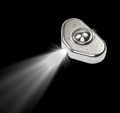 Luz LED pulgar para llaves destornilladores armarios plata